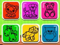 Jeu mobile Easy kids coloring game