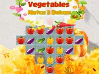 Jeu mobile Vegetables match 3 deluxe