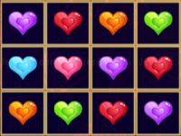 Jeu mobile Sliding hearts match 3