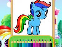 Wonder pony coloring