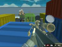 Jeu mobile Shooting blocky combat swat gungame survival