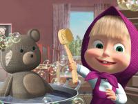 Jeu mobile Doll and the bear cleaning game