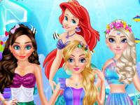 Jeu mobile Princess mermaid style makeup