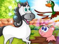 Jeu mobile Learning farm animals: educational games for kids