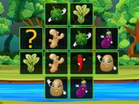 Jeu mobile Vegetable cards match