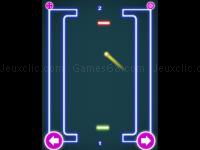 Jeu mobile Pong neon