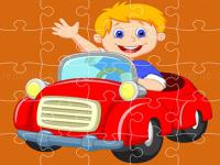 Jeu mobile Pedal cars jigsaw