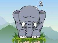 Jeu mobile Snoring elephant puzzle