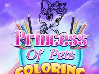 Jeu mobile Princess of pets coloring