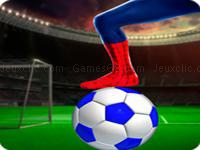 Jeu mobile Superhero spiderman football soccer league game