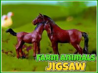 Jeu mobile Farm animals jigsaw