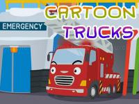 Jeu mobile Cartoon trucks jigsaw