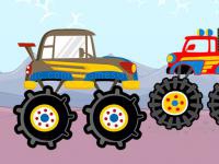 Jeu mobile Fun monster trucks jigsaw