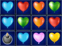 Jeu mobile Heart balloons block collapse