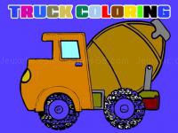 Jeu mobile Trucks coloring book