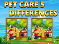 Jeu mobile Pet care 5 differences