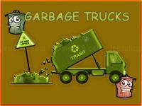 Jeu mobile Garbage trucks hidden trash can