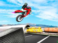 Jeu mobile Trail bike vs train race