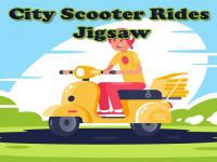 Jeu mobile City scooter rides jigsaw