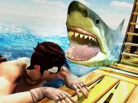 Jeu mobile Raft shark hunting