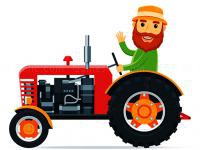 Jeu mobile Cartoon farm traktors