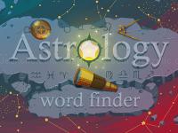 Jeu mobile Astrology word finder