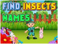 Jeu mobile Find insects names