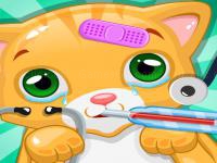 Jeu mobile Little cat doctor pet vet game