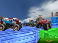 Jeu mobile Monster truck stunts sky driving