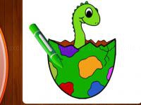 Jeu mobile Dinosaurs coloring book part i