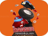 Jeu mobile Danger road car racing game 2d