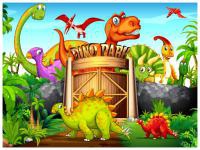 Dinosaurs jigsaw deluxe