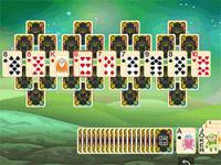 Jeu mobile Alien pyramid solitaire