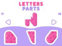 Jeu mobile Letters parts