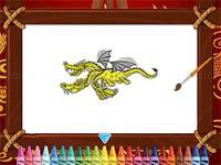 Jeu mobile Chinese dragons coloring