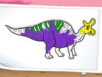 Jeu mobile Color me in my dinosaurs