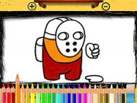 Among us coloring book