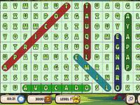 Word search fruits