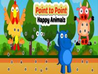 Jeu mobile Point to point happy animals