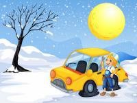 Jeu mobile Snow cars jigsaw