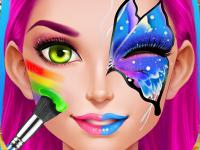 Jeu mobile Face paint party! girls salon