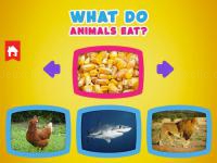 Jeu mobile What do animals eat
