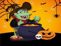 Jeu mobile Witch word:halloween puzzel game