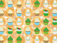 Christmas cupcake matching
