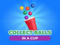 Jeu mobile Collect balls in a cup