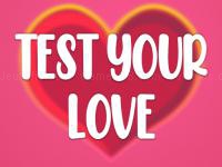 Jeu mobile Test your love