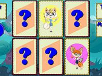 Jeu mobile Memory game: funny animals