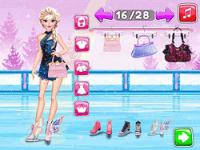 Jeu mobile Princess iceskates winter dress up