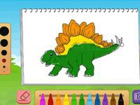 Jeu mobile Coloring book dinosaurs