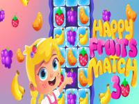 Jeu mobile Happy fruits match3
